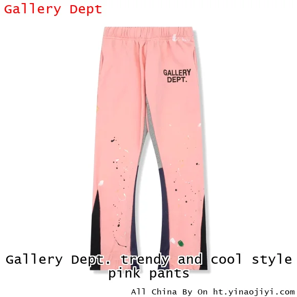 Gallery Dept. trendy and cool style pink pants
