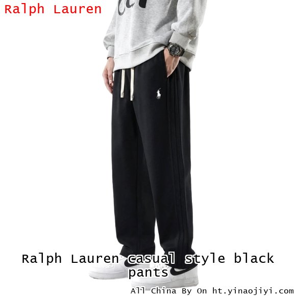 Ralph Lauren casual style black pants
