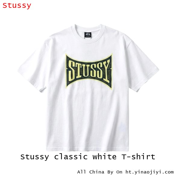 Stussy classic white T-shirt